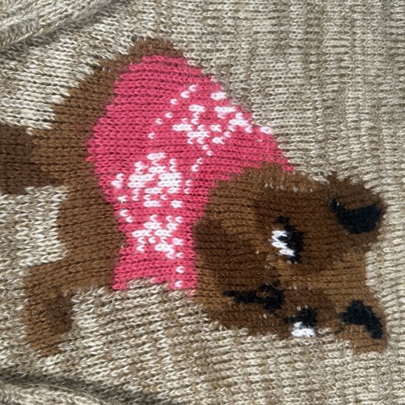Rewind Beige Sweater with Dog Motif - Picture 10 of 14